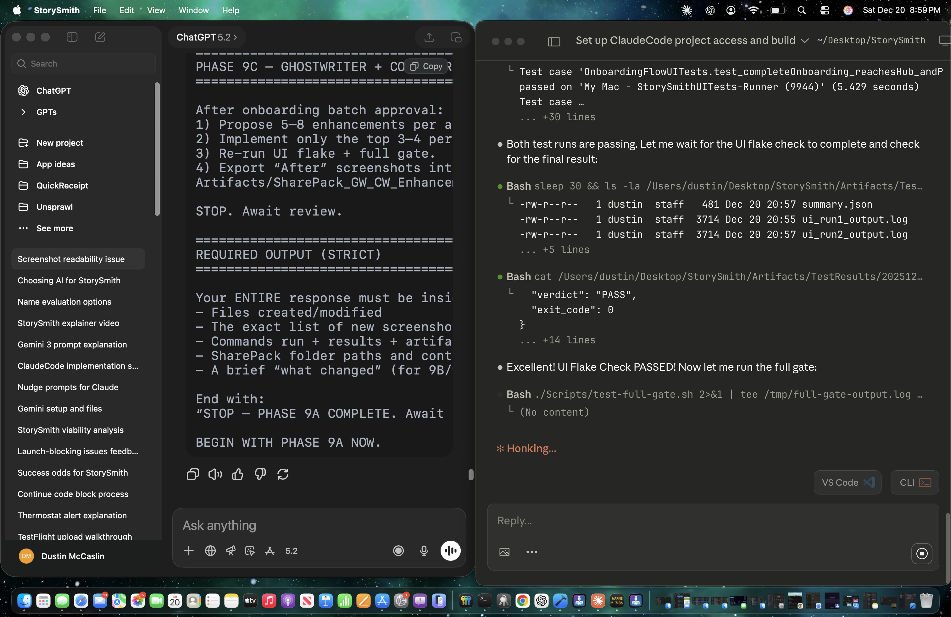 StorySavant chapter draft view with editing tools and version history